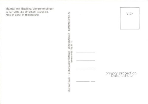 Kloster Banz Fliegeraufnahme Basilika Vierzehnheilig – Bild 2