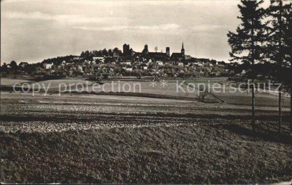 Stolpen Burg Stadtblick