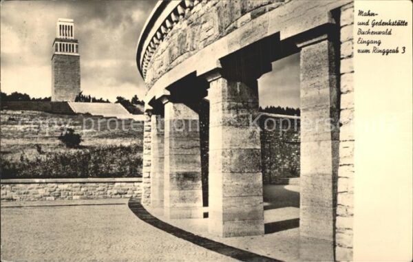 Buchenwald Weimar Mahn und Gedenkstätte Eingang zum Ringg