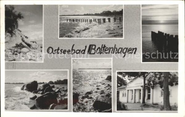 Boltenhagen Ostseebad Küste Strandpartie Brandung Lesehalle