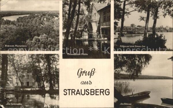 Strausberg Brandenburg Marienberg Wesendahler Mühle Fähre Stra