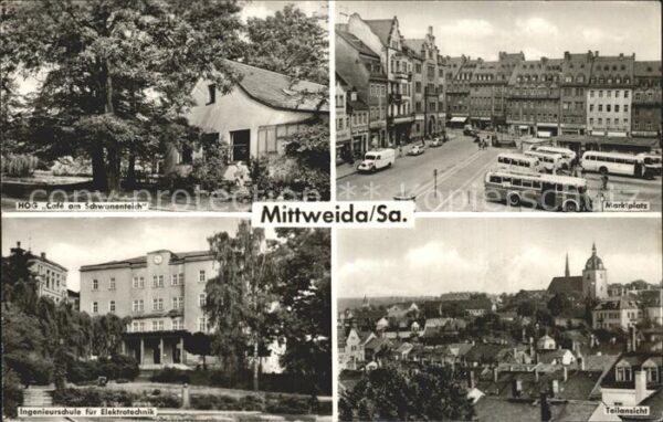 Mittweida HOG Cafe am Schwanenteich Marktplatz In
