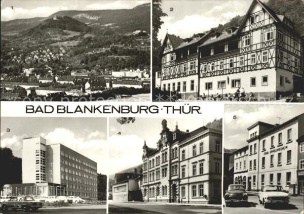 Bad Blankenburg Total FDGB Erholungsheime Albert Hähnel