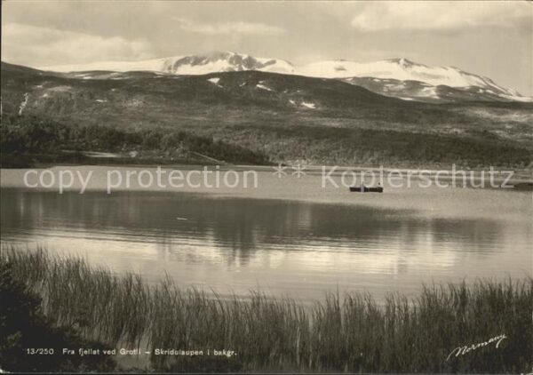 Norge Norwegen Fra fjellet ved Grotli Skridulaupen i b