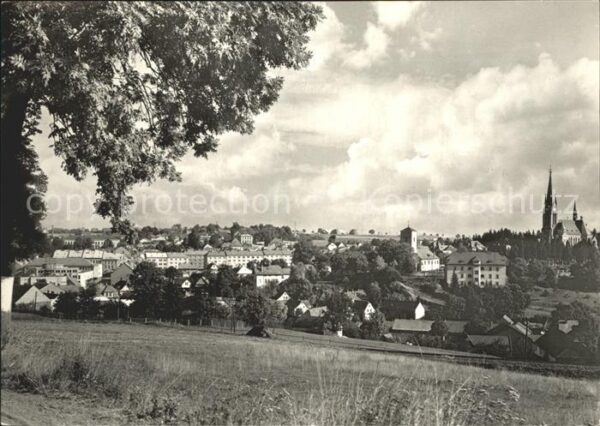 Vitkov Stadtblick mit Kirche