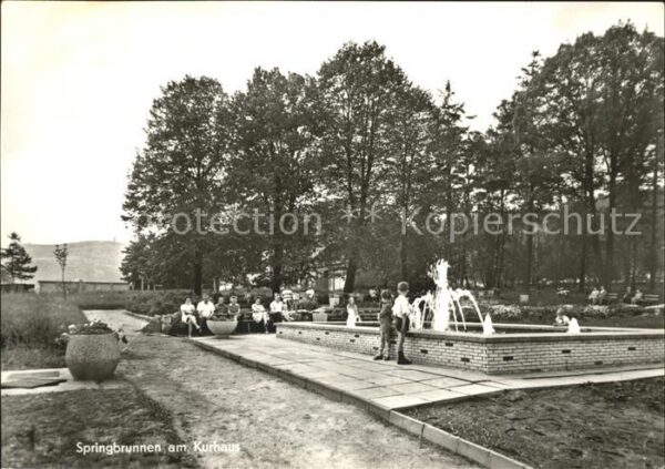 Lueckendorf Springbrunnen am Kurhaus