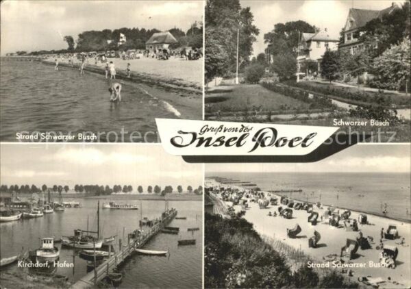 Insel Poel Strand Schwarzer Busch Kirchdorf Hafen