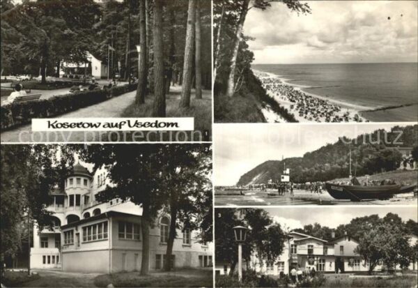 Koserow Ostseebad Usedom Kurplatz FDGB Erholungsheim Walter Ulbr
