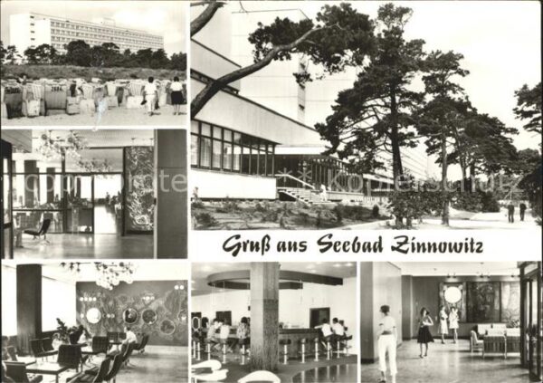 Zinnowitz Ostseebad FDGB Feriendienst Erholungsheim Roter O