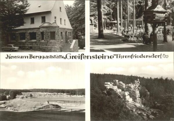 Ehrenfriedersdorf Erzgebirge Konsum Berggaststätte Greifensteine Tei