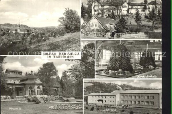 Bad Sulza Solbad Kurhaus Trinkhalle Zerstäuberhal