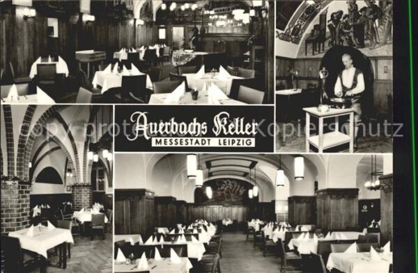 Leipzig Auerbachs Keller Gasträume Speisesaal
