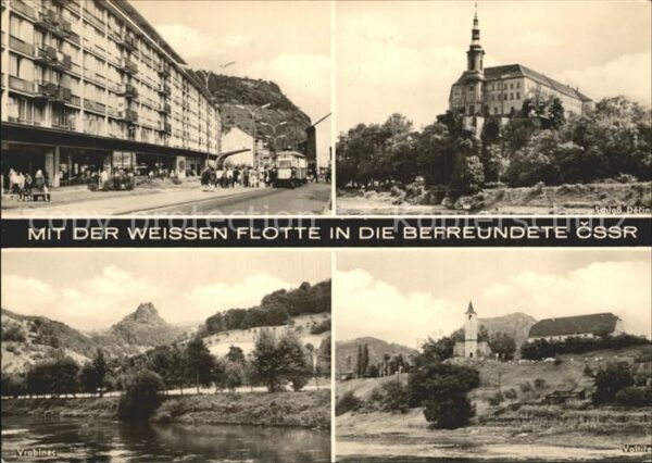 Usti nad Labem Mit der Weissen Flotte in die CSSR Gesc
