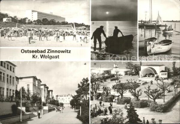 Zinnowitz Ostseebad Ferienheim Roter Oktober Fischer Strand