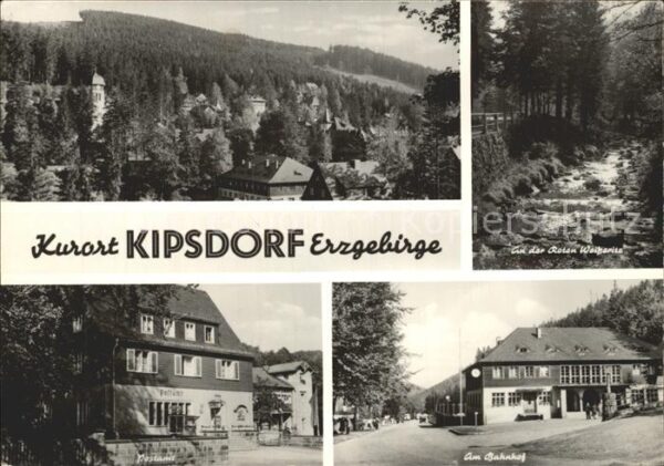 Kipsdorf Teilansicht An der Roten Weisseritz Pos