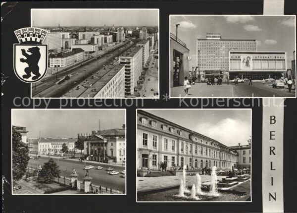 Berlin Karl Marx Allee Hotel Berolina Kino Int