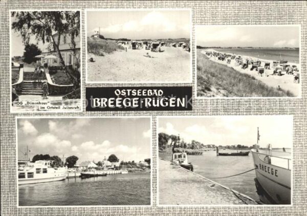 Breege Ruegen HOG Dünenhaus Strandpartien Hafen Mole