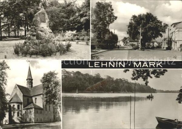 Lehnin Willibald Alexis Stein Otto Noschke Pla