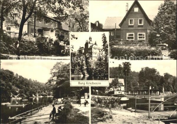 Kriebstein Waldhaus Lauenhain HO Gaststätte Burg K