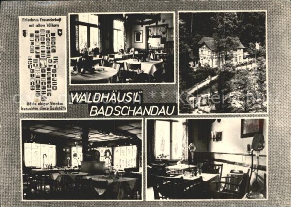 Bad Schandau Gaststätte Waldhäusl Gasträume Kirnitzs