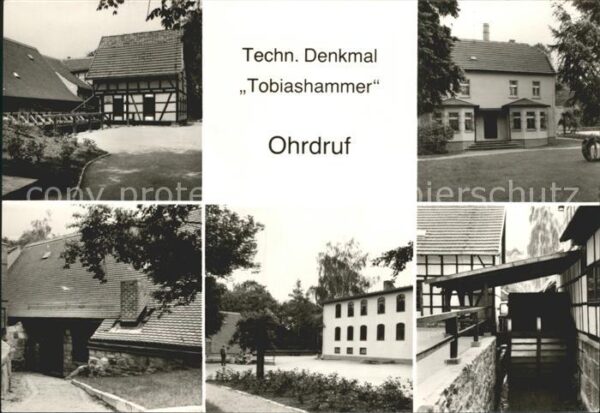 Ohrdruf Pochwerk Gerinne Museum Park Eingang zu