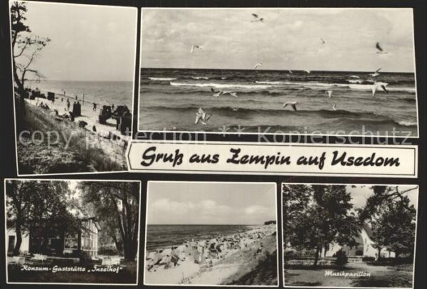 Zempin Steilküste Meerblick Konsum Gaststätte
