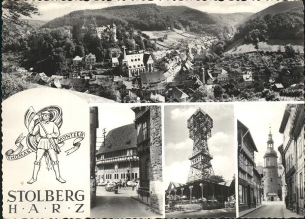 Stolberg Harz Panorama Rathaus Josephskreuz Marktturm