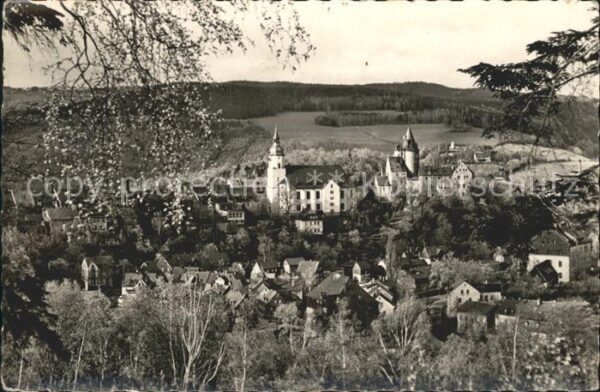 Schwarzenberg Erzgebirge Schloss und Kirche