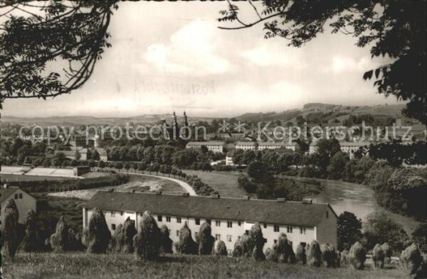 Kempten Allgaeu Panorama mit Wierlinger Wald Buchen Mar