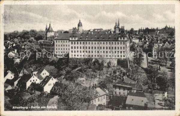 Altenburg Thueringen Partie am Schloss
