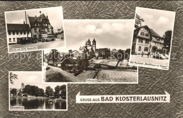 Bad Klosterlausnitz Markt HOG Ratskeller Teilansicht Kirche