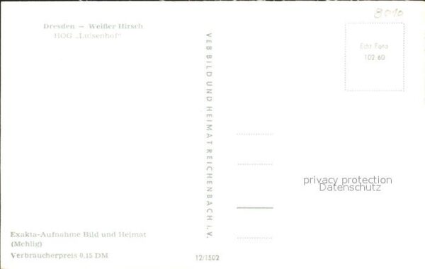Weisser Hirsch HOG Luisenhof – Bild 2