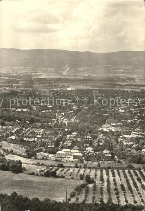 Teplice statni lazne pohled z hradu Doubravka