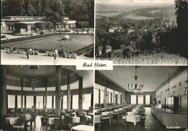 Bad Elster Kurgarten Kurhaus Tanzcafe Restaurant