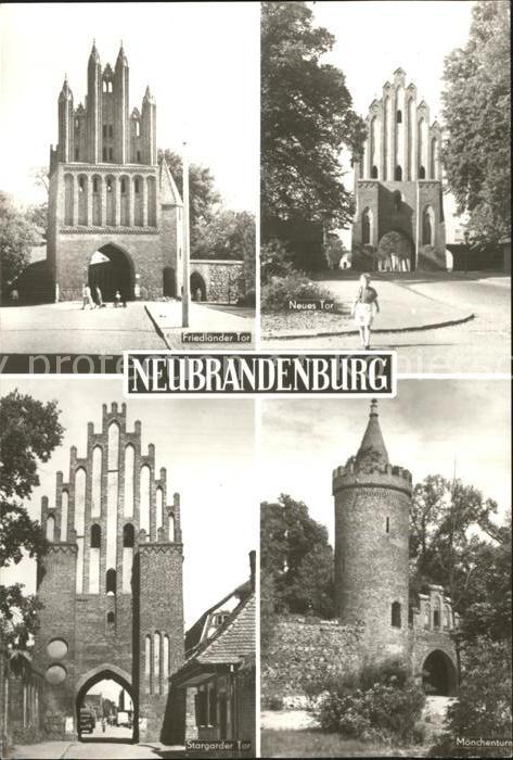 Neubrandenburg Friedländer Tor Neues Tor Stargarder To
