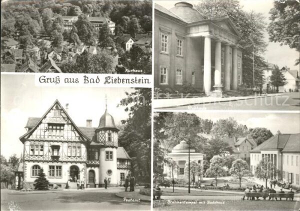 Bad Liebenstein Kurhaus Klubhaus Brunnentempel Badehaus