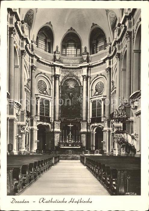 Dresden Katholische Hofkirche Inneres