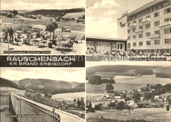 Rauschenbach Neuhausen FDGB Erholungsheime Sperrmauer Rauschen