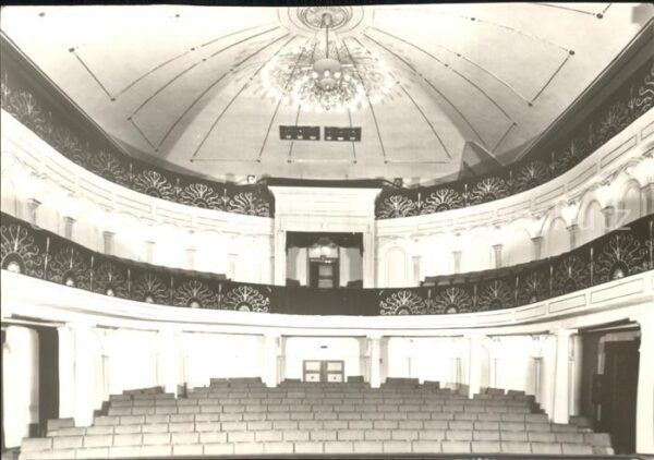 Putbus Ruegen Zuschauerraum des Theaters erbaut 1815