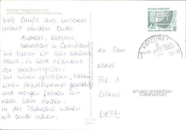 Koetzting Panorama Landschaft Pfingstritt Kirche – Bild 2