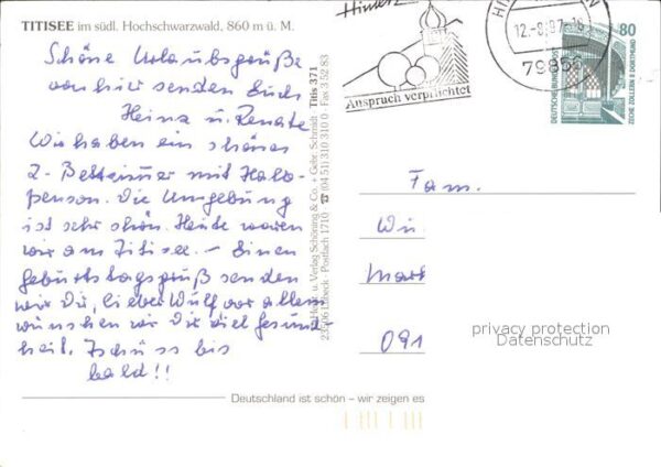 Titisee Bootsanleger Promenade – Bild 2
