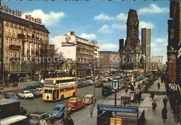 Berlin Kurfürstendamm Kaiser Wilhelm Gedächtni
