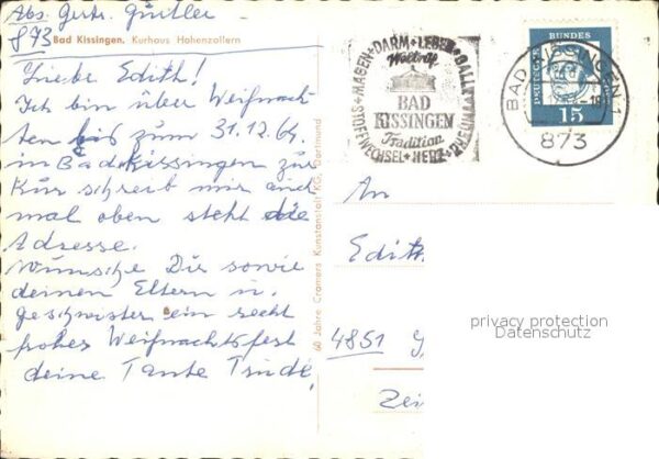 Bad Kissingen Kurhaus Hohenzollern – Bild 2