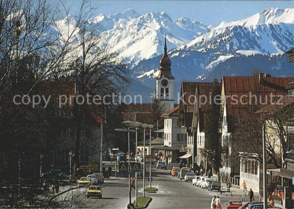 Sonthofen Oberallgaeu Promenadenstrasse Kirche Oberstdorfer B