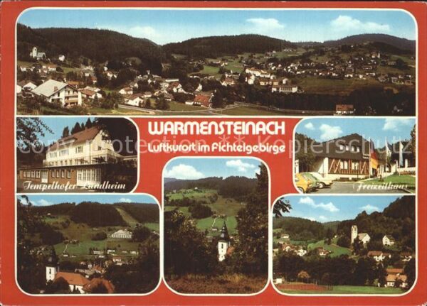 Warmensteinach Teilansichten Luftkurort Tempelhofer La