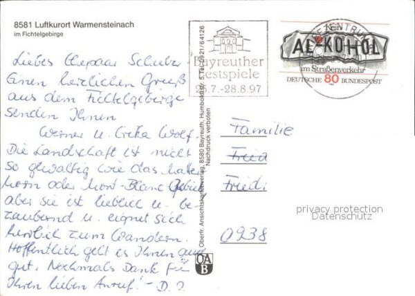 Warmensteinach Teilansichten Luftkurort Tempelhofer La – Bild 2