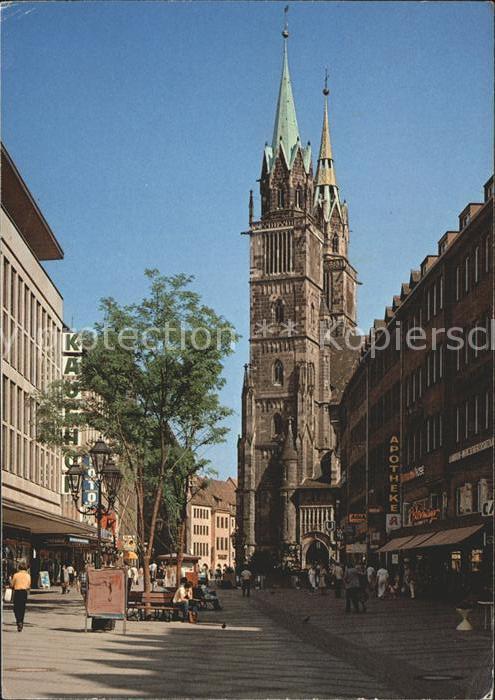 Nuernberg Königstrasse Fussgängerzone St Lorenzki