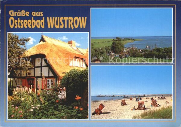 Wustrow Ostseebad Haus Strand Hafen Küste
