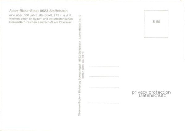 Staffelstein Historisches Rathaus Fachwerkhaus Staff – Bild 2