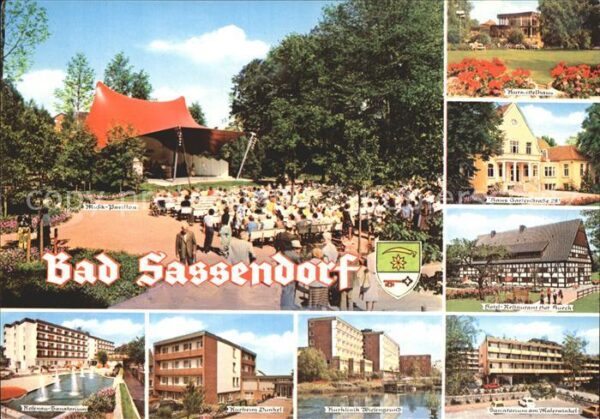 Bad Sassendorf Musikpavillon Kurmittelhaus Haus Garten